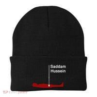 Funny Brainrot Meme Saddam HusseinS Hiding Spot Teen Joke Beanie thumb 0