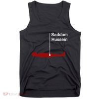 Funny Brainrot Meme Saddam HusseinS Hiding Spot Teen Joke Tank Top thumb 0