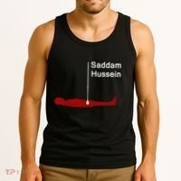 Funny Brainrot Meme Saddam HusseinS Hiding Spot Teen Joke Tank Top thumb 3