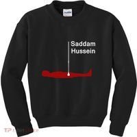 Funny Brainrot Meme Saddam HusseinS Hiding Spot Teen Joke Kids Sweatshirt thumb 0