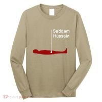 Funny Brainrot Meme Saddam HusseinS Hiding Spot Teen Joke Long Sleeve Shirt thumb 0