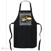 Funny Big Mouth Bass Swallows Apron thumb 0