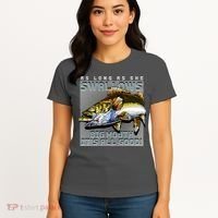 Funny Big Mouth Bass Swallows Women's T-Shirt thumb 4