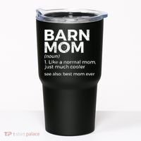 Funny Barn Mom Definition Best Mom Ever Horse Riding Tumbler thumb 0