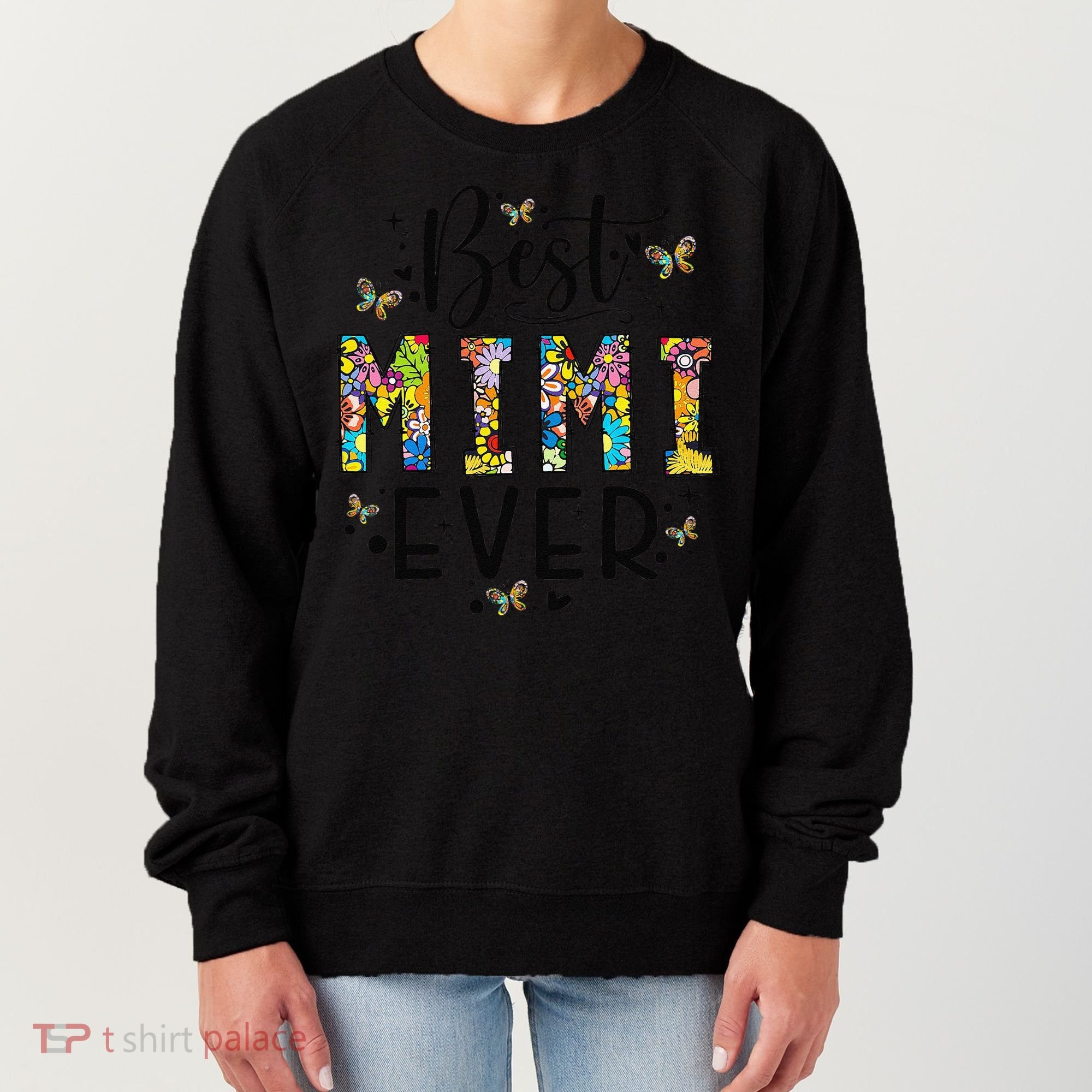 Floral Best Mimi Evers Mother's Day Gift For Best Mimi Women's Sweatshirt