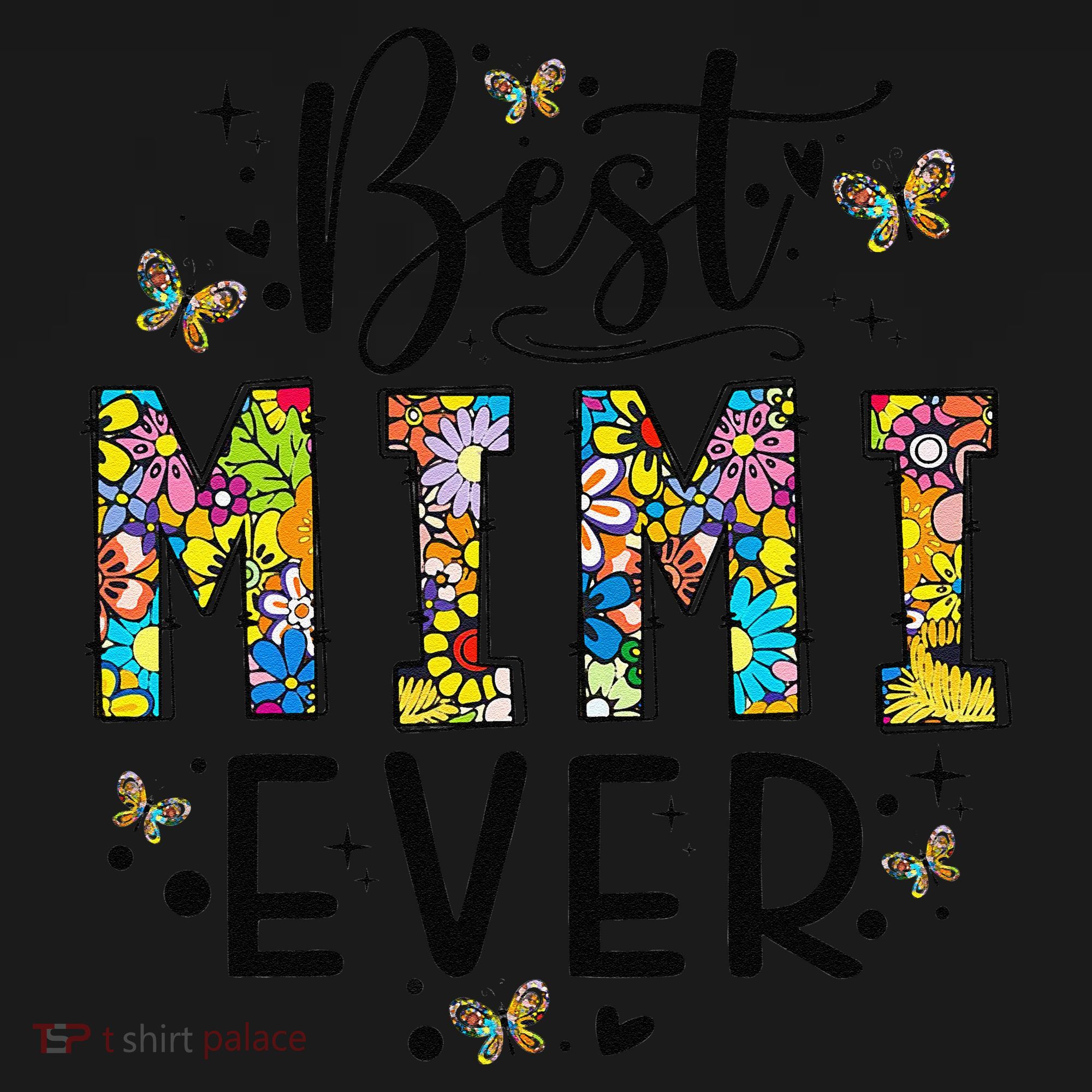 Floral Best Mimi Evers Mother's Day Gift For Best Mimi Bucket Hat