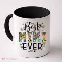 Floral Best Mimi Evers Mother's Day Gift For Best Mimi Coffee Mug thumb 0
