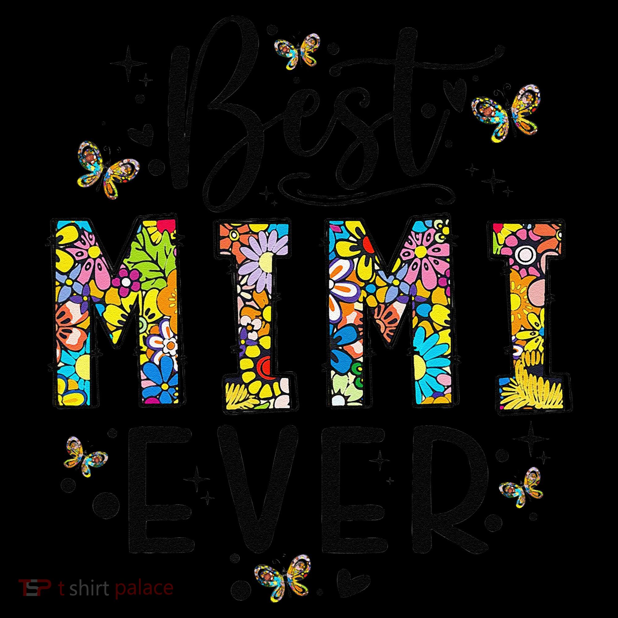 Floral Best Mimi Evers Mother's Day Gift For Best Mimi Coaster
