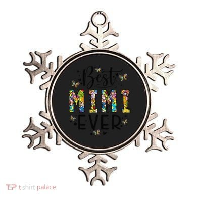 Floral Best Mimi Evers Mother's Day Gift For Best Mimi Ornament