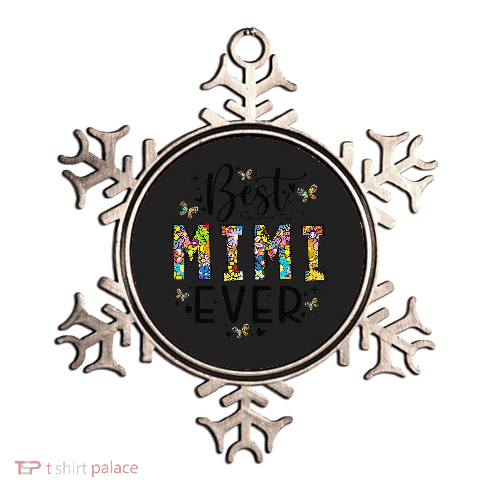 Floral Best Mimi Evers Mother's Day Gift For Best Mimi Ornament