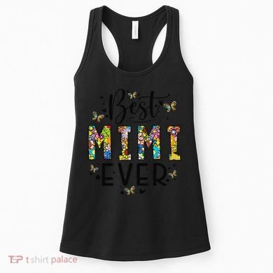 Floral Best Mimi Evers Mother's Day Gift For Best Mimi Women's Tank Top
