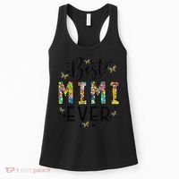 Floral Best Mimi Evers Mother's Day Gift For Best Mimi Women's Tank Top thumb 0