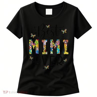 Floral Best Mimi Evers Mother's Day Gift For Best Mimi Women's T-Shirt