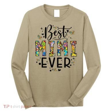 Floral Best Mimi Evers Mother's Day Gift For Best Mimi Long Sleeve Shirt