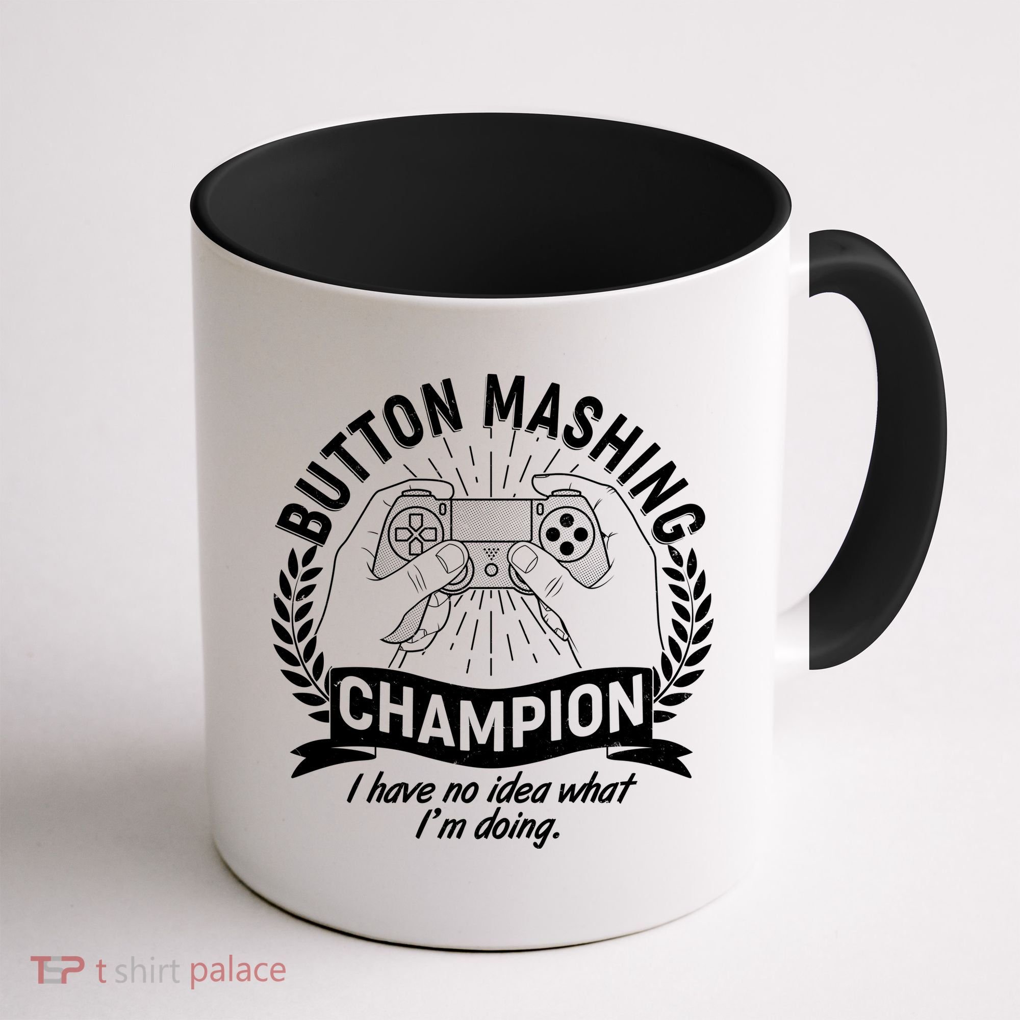 Funny Button Mashing Champion Video Gamer Coffee Mug