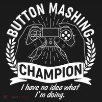 Funny Button Mashing Champion Video Gamer Women's Tank Top thumb 5