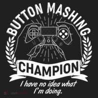 Funny Button Mashing Champion Video Gamer Hat thumb 2