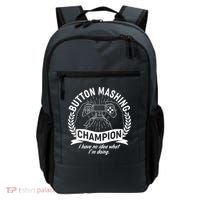 Funny Button Mashing Champion Video Gamer Backpack thumb 0