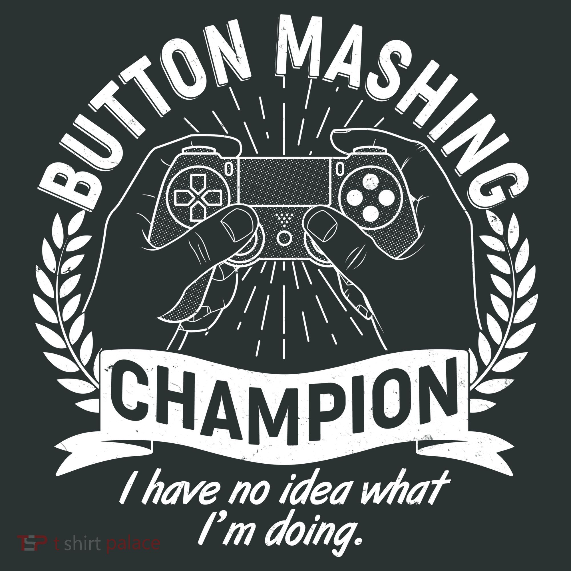 Funny Button Mashing Champion Video Gamer Coaster