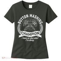 Funny Button Mashing Champion Video Gamer Women's T-Shirt thumb 0