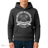 Funny Button Mashing Champion Video Gamer Kids Hoodie thumb 4