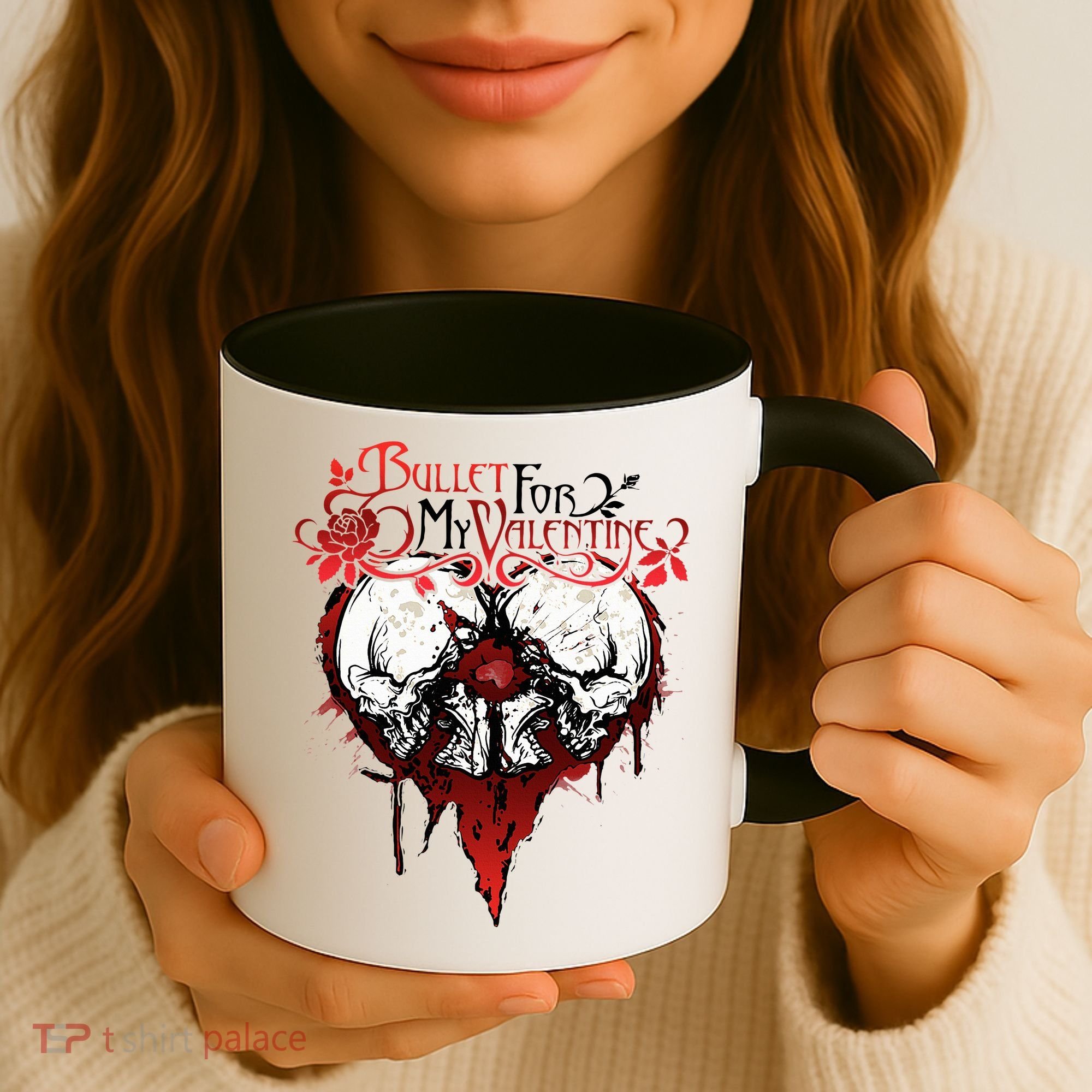 Funny Bullet My For Valentine Splattered Logo Gift Coffee Mug