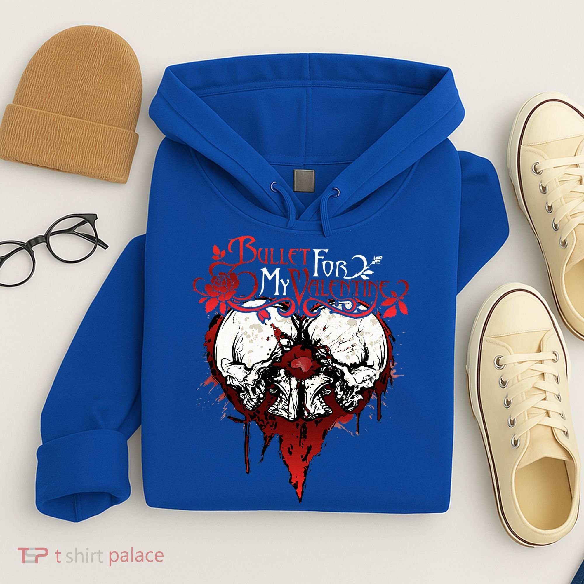 Funny Bullet My For Valentine Splattered Logo Gift Hoodie
