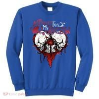 Funny Bullet My For Valentine Splattered Logo Gift Sweatshirt thumb 0