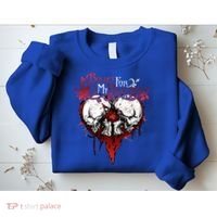 Funny Bullet My For Valentine Splattered Logo Gift Sweatshirt thumb 2