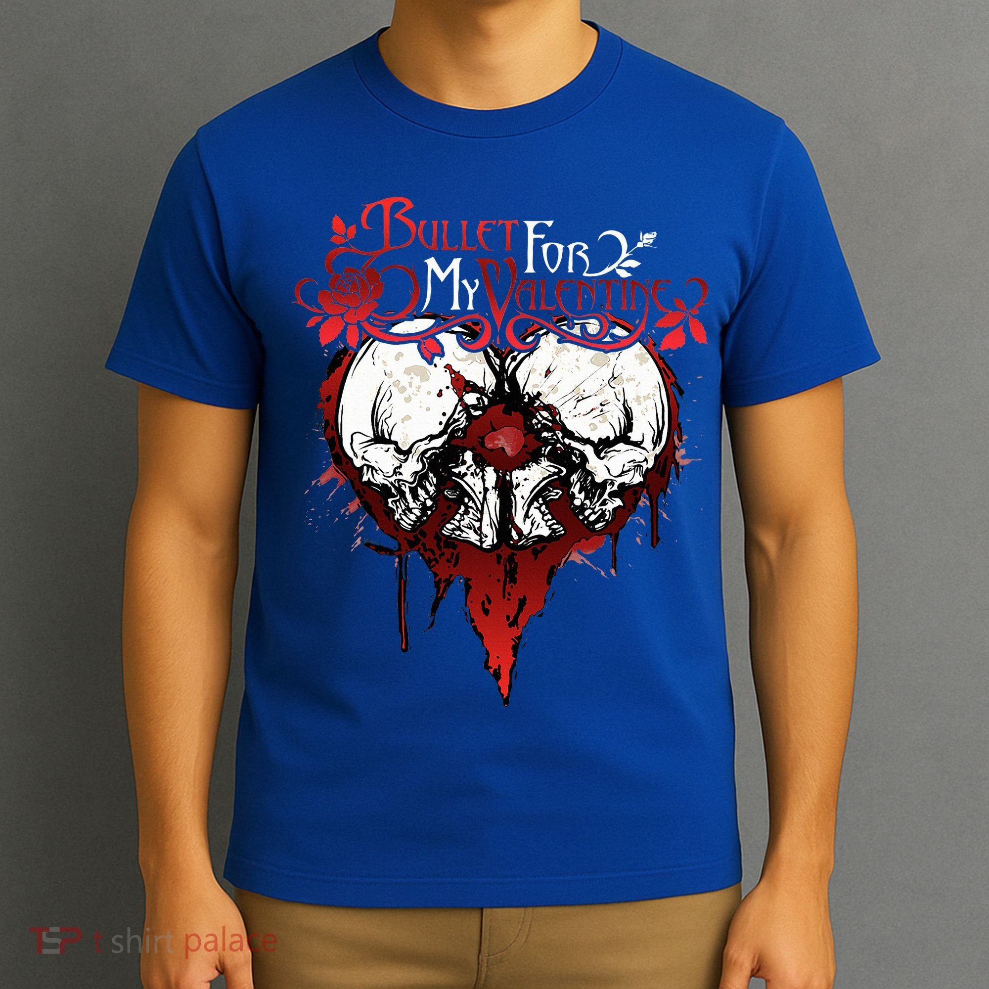 Funny Bullet My For Valentine Splattered Logo Gift T-Shirt