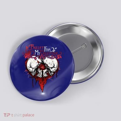 Funny Bullet My For Valentine Splattered Logo Gift Button