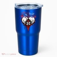 Funny Bullet My For Valentine Splattered Logo Gift Tumbler thumb 0