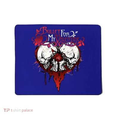 Funny Bullet My For Valentine Splattered Logo Gift Mousepad