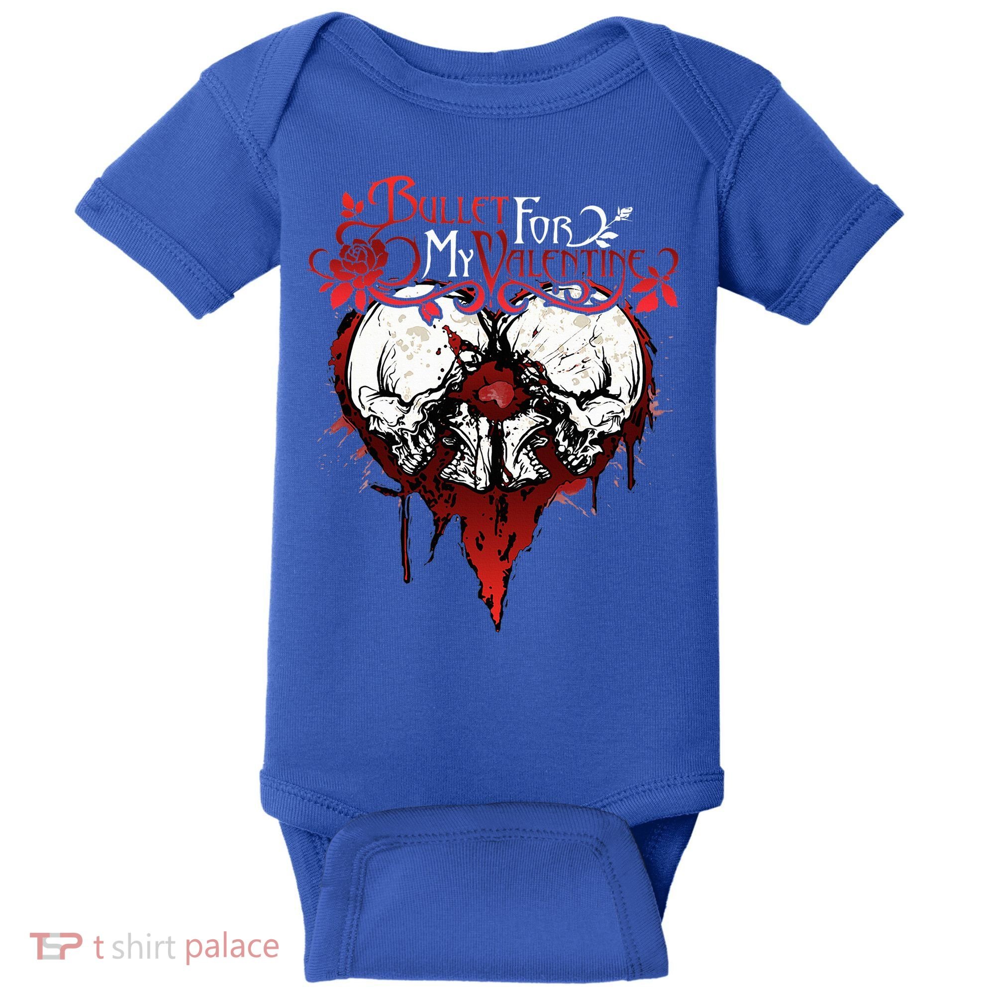Funny Bullet My For Valentine Splattered Logo Gift Baby Bodysuit