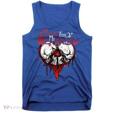 Funny Bullet My For Valentine Splattered Logo Gift Tank Top