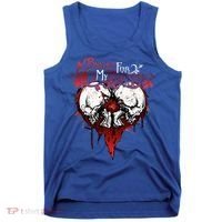Funny Bullet My For Valentine Splattered Logo Gift Tank Top thumb 0