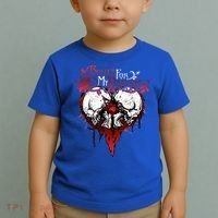 Funny Bullet My For Valentine Splattered Logo Gift Toddler T-Shirt thumb 2
