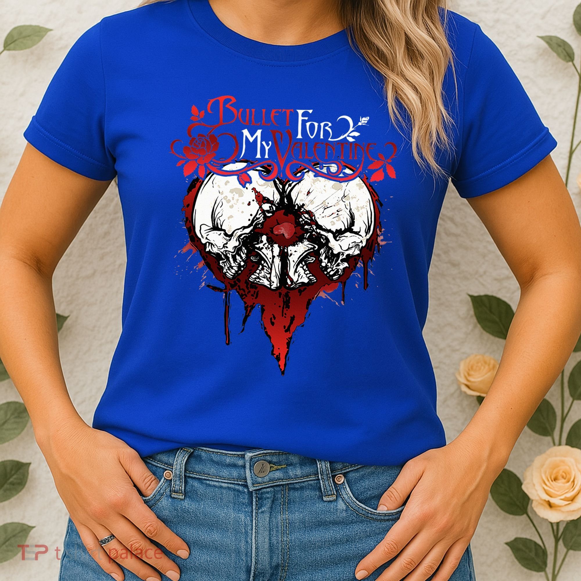 Funny Bullet My For Valentine Splattered Logo Gift Women's T-Shirt