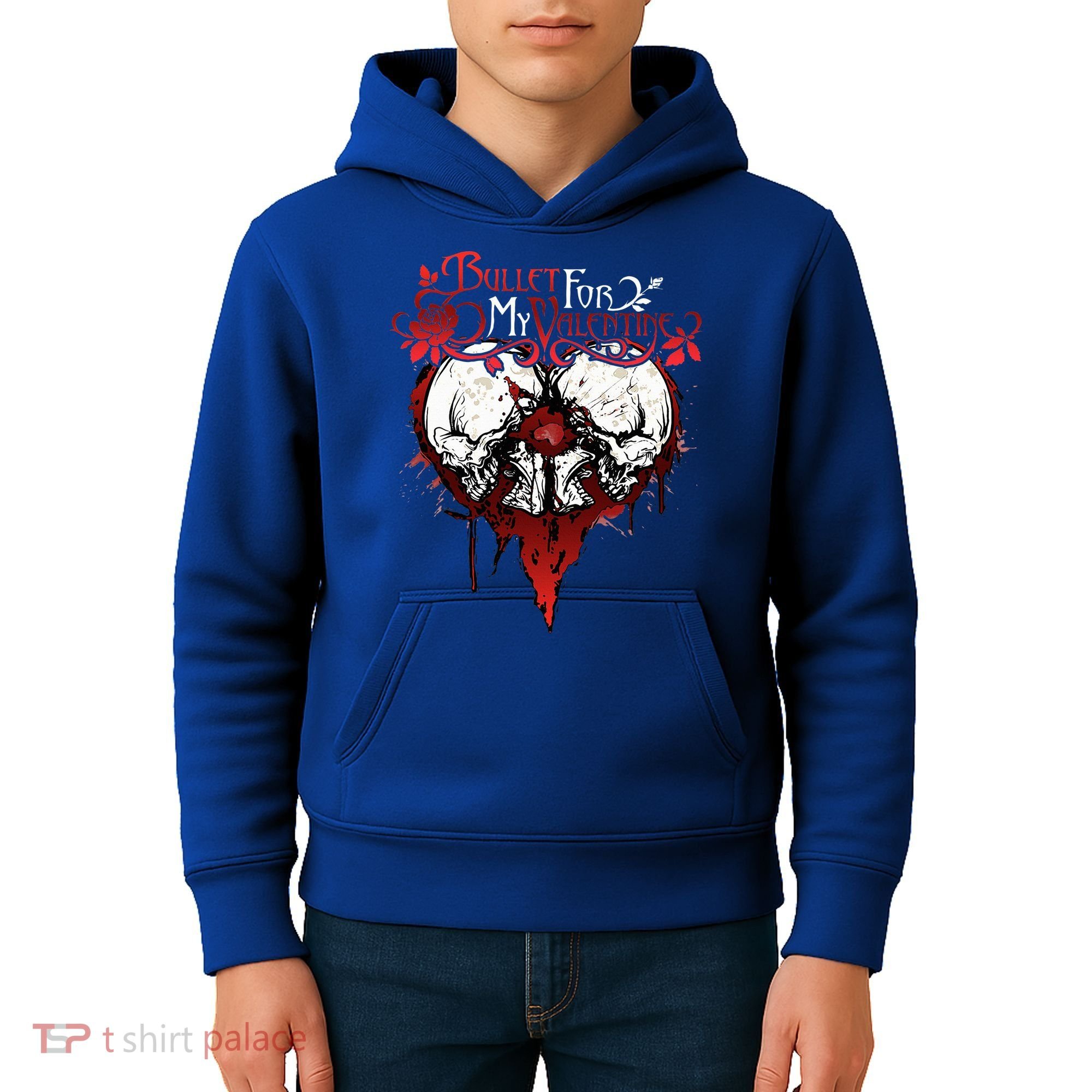 Funny Bullet My For Valentine Splattered Logo Gift Kids Hoodie