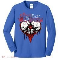 Funny Bullet My For Valentine Splattered Logo Gift Kids Long Sleeve Shirt thumb 0