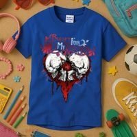 Funny Bullet My For Valentine Splattered Logo Gift Kids T-Shirt thumb 3