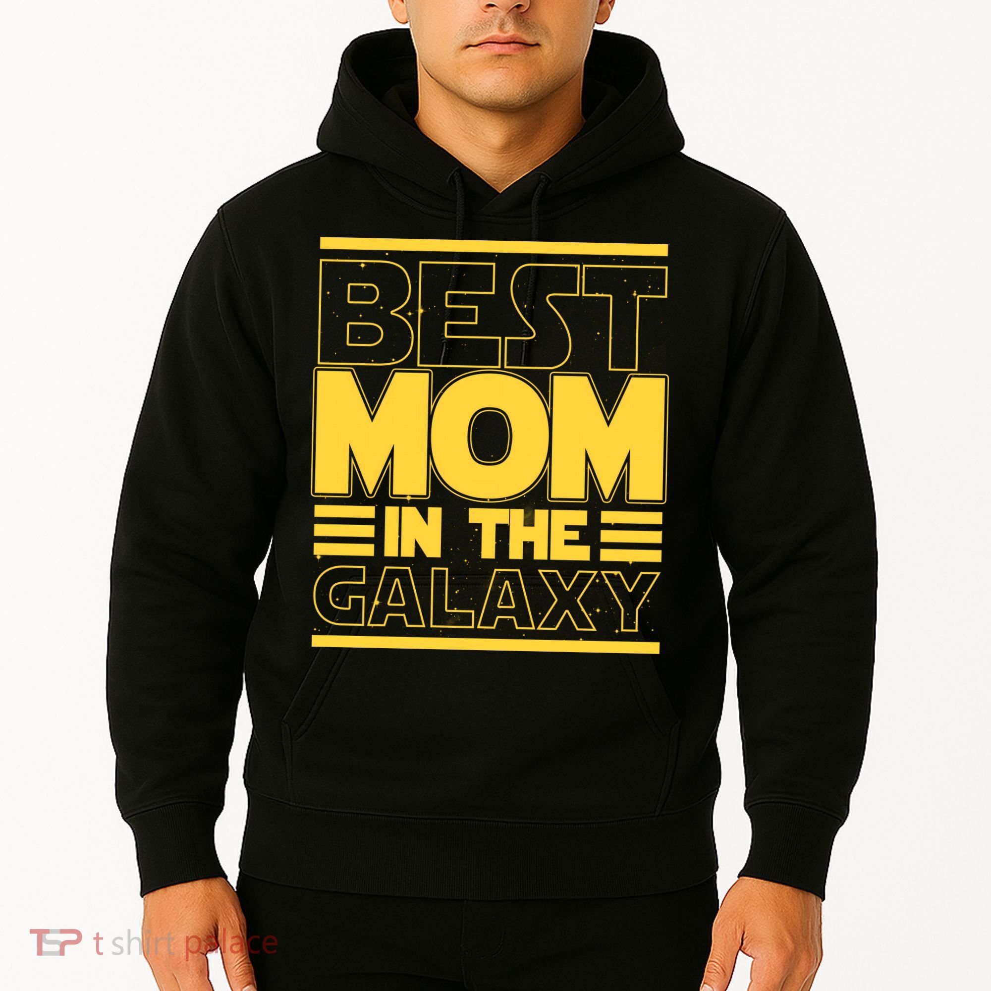 Funny Best Mom In The Galaxy SciFi Fan Hoodie