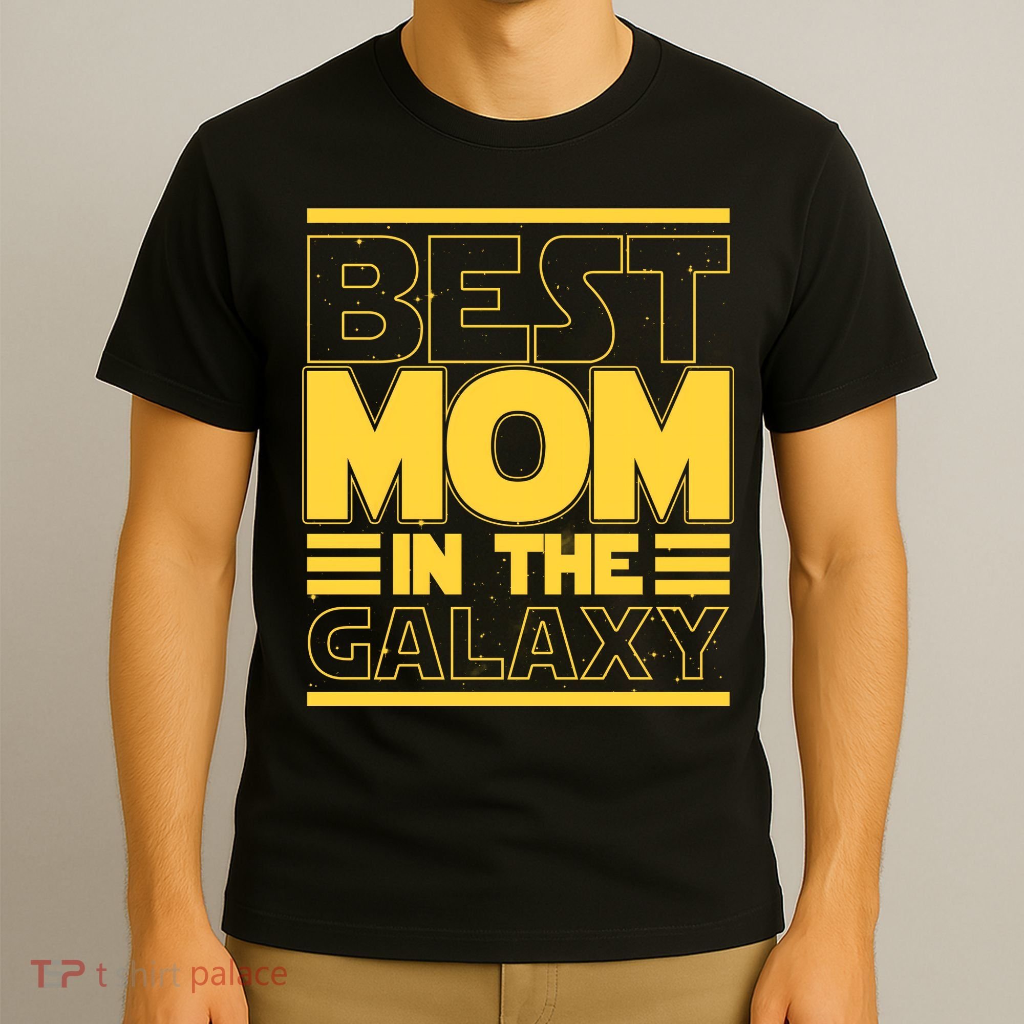 Funny Best Mom In The Galaxy SciFi Fan T-Shirt