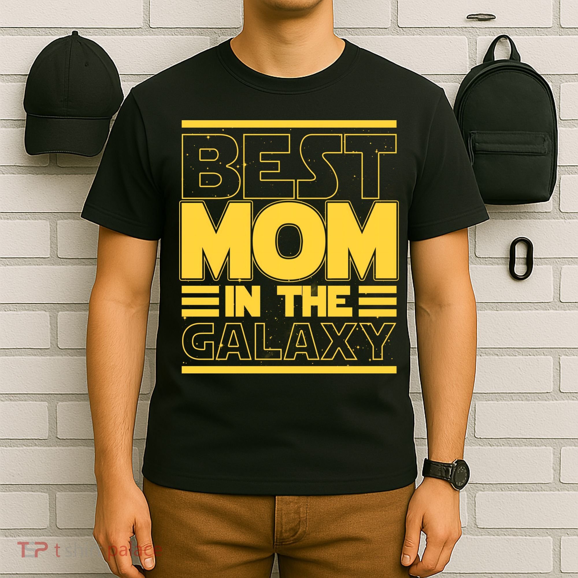 Funny Best Mom In The Galaxy SciFi Fan T-Shirt