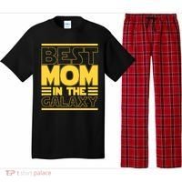 Funny Best Mom In The Galaxy SciFi Fan Pajama Set thumb 0