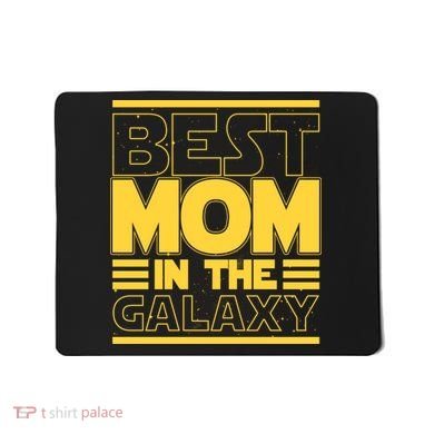 Funny Best Mom In The Galaxy SciFi Fan Mousepad