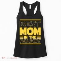 Funny Best Mom In The Galaxy SciFi Fan Women's Tank Top thumb 0