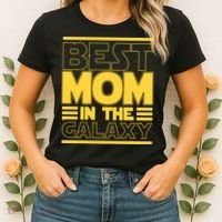 Funny Best Mom In The Galaxy SciFi Fan Women's T-Shirt thumb 2