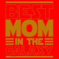 Funny Best Mom In The Galaxy SciFi Fan Santa Hat thumb 1
