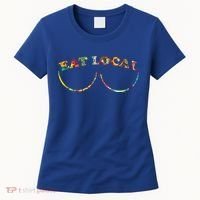 Funny Breastfeeding Meme Mom Eat Local Milk Source Great Gift Women's T-Shirt thumb 0